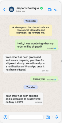 WhatsApp Business API